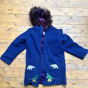 Vintage Fur and Wool Parka